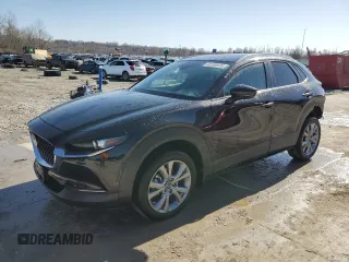 2023 Mazda CX-30 S Preferred with VIN 3MVDMBCMXPM502116, listed as a Copart auction lot 48158925 with 24,400 mi miles and Salvage Title. Bid and sale history available at DreamBid. Image 1.
