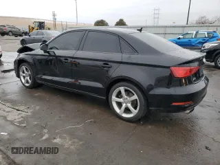 2015 Audi A3 1.8T Premium with VIN WAUACGFF9F1102977, listed as a Copart auction lot 45810685 with 102,500 mi miles and Salvage Title. Bid and sale history available at carsss.com. Image 2.