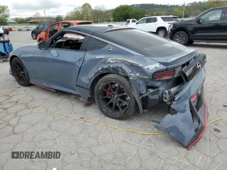 2024 Nissan Z Nismo with VIN JN1BZ4CH0RM367514, listed as a Copart auction lot 52297105 with 1,232 mi miles and Salvage Title. Bid and sale history available at DreamBid. Image 2.