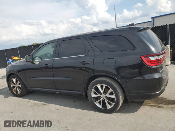 2014 Dodge Durango R/T with VIN 1C4SDHCT6EC405481, listed as a Copart auction lot 56023485 with 166,880 mi miles and Clean title. Bid and sale history available at DreamBid. Image 2.
