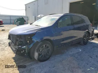 2023 Chevrolet Equinox RS z VIN 3GNAXMEG8PL195511, wystawiony jako Copart lot #58055765 z przebiegiem 24 748 mil mil oraz Szkoda całkowita • Salvage title. Historia ofert i sprzedaży dostępna na DreamBid. Obrazek 1.