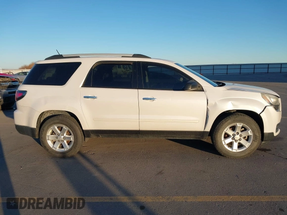 2016 GMC Acadia SLE with VIN 1GKKRNED1GJ276185, listed as a IAAI auction lot 41106804 with 160,245 mi miles and . Bid and sale history available at DreamBid. Image 13.