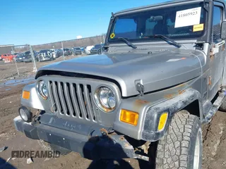 2002 Jeep Wrangler Sport with VIN 1J4FA49SX2P732367, listed as a IAAI auction lot 41805923 with 204,757 mi miles. Bid and sale history available at carsss.com. Image 6.
