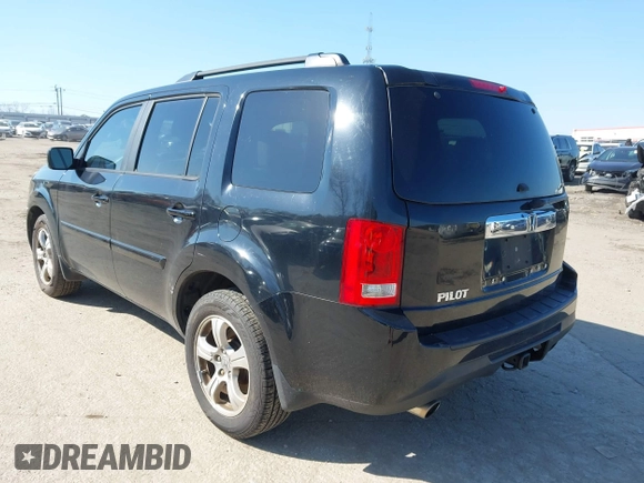 2012 Honda Pilot EX-L with VIN 5FNYF3H56CB037143, listed as a IAAI auction lot 41791166 with 191,262 mi miles. Bid and sale history available at carsss.com. Image 3.