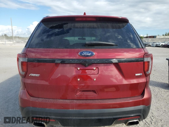 2017 Ford Explorer Sport z VIN 1FM5K8GT3HGA20532, wystawiony jako Copart lot #43986095 z przebiegiem 74 972 mil mil oraz Szkoda całkowita • Salvage title. Historia ofert i sprzedaży dostępna na DreamBid. Obrazek 6.