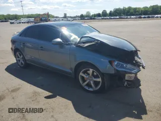 2015 Audi A3 Premium with VIN WAUACGFF5F1084672, listed as a Copart auction lot 55898775 with Not provided miles and Salvage title. Bid and sale history available at DreamBid. Image 4.