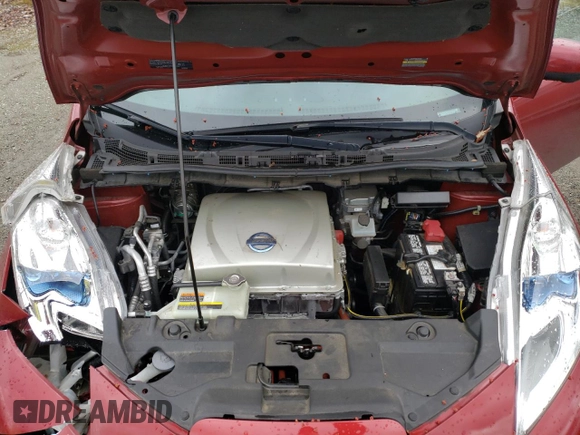2015 Nissan LEAF SV with VIN 1N4AZ0CPXFC301245, listed as a Copart auction lot 45902623 with 75,831 mi miles. Bid and sale history available at carsss.com. Image 11.