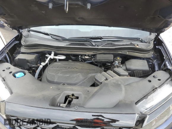 2023 Honda Passport Elite with VIN 5FNYF8H07PB036929, listed as a Copart auction lot 55981185 with 27,523 mi miles and Salvage title. Bid and sale history available at DreamBid. Image 11.