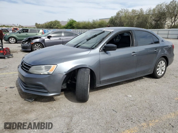 2015 Volkswagen Jetta SE с VIN 3VWD17AJ9FM268711, выставлен на аукционе Copart как лот 56588055 с пробегом 125 268 миль миль и Списание • Salvage title. История ставок и продаж доступна на DreamBid. Изображение 1.