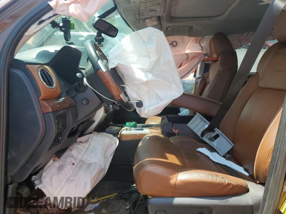 2015 Toyota Tundra Platinum с VIN 5TFAW5F19FX470124, выставлен на аукционе Copart как лот 54850715 с пробегом 87 585 миль миль и Списание • Salvage title. История ставок и продаж доступна на DreamBid. Изображение 7.