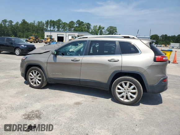 2017 Jeep Cherokee Limited with VIN 1C4PJLDB3HW549242, listed as a Copart auction lot 62075255 with 129,880 mi miles and Salvage title. Bid and sale history available at DreamBid. Image 2.