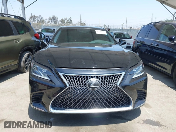 2019 Lexus LS 500 with VIN JTHC51FF6K5005658, listed as a IAAI auction lot 42593636 with 99,055 mi miles and . Bid and sale history available at DreamBid. Image 12.
