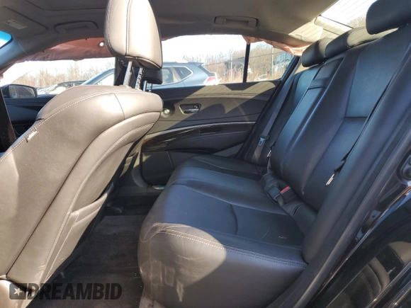 2015 Acura RLX Technology z VIN JH4KC1F53FC000976, wystawiony jako Copart lot #50077375 z przebiegiem 128 060 mil mil oraz Szkoda całkowita • Salvage title. Historia ofert i sprzedaży dostępna na DreamBid. Obrazek 10.