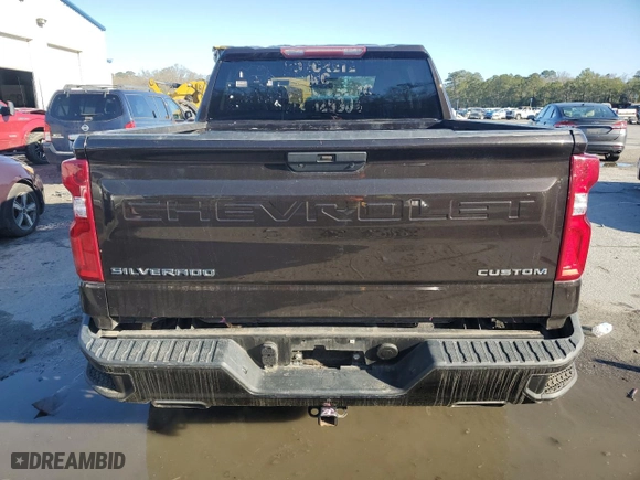 2019 Chevrolet Silverado 1500 Custom Trail Boss with VIN 1GCPYCEF2KZ423098, listed as a Copart auction lot 48358185 with 125,327 mi miles and Salvage Title. Bid and sale history available at carsss.com. Image 6.