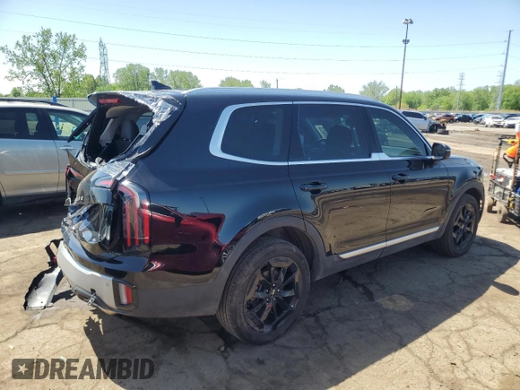 2023 Kia Telluride EX X-Line with VIN 5XYP3DGC9PG376827, listed as a Copart auction lot 56964535 with 27,734 mi miles and Clean title. Bid and sale history available at DreamBid. Image 3.