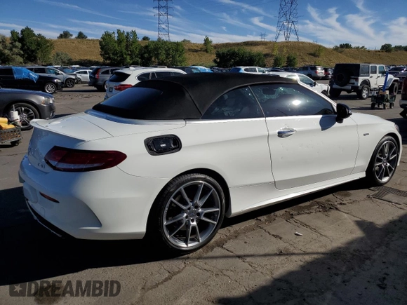 2017 Mercedes-Benz C 43 AMG with VIN WDDWK6EB2HF520135, listed as a Copart auction lot 72433934 with 44,125 mi miles and Salvage title. Bid and sale history available at DreamBid. Image 3.
