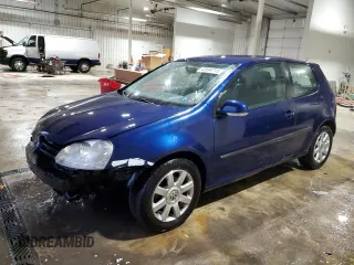 2007 Volkswagen Rabbit with VIN WVWBS71K27W113046, listed as a Copart auction lot 43594715 with 164,370 mi miles and Salvage Title. Bid and sale history available at carsss.com. Image 1.