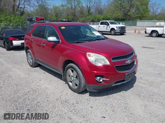 2013 Chevrolet Equinox LTZ with VIN 2GNFLFE38D6148800, listed as a IAAI auction lot 42106097 with 223,591 mi miles. Bid and sale history available at carsss.com. Image 1.