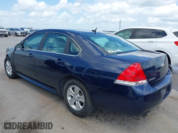 2012 Chevrolet Impala LS Retail with VIN 2G1WA5E3XC1187904, listed as a IAAI auction lot 42535156 with 143,790 mi miles and . Bid and sale history available at DreamBid. Image 3.
