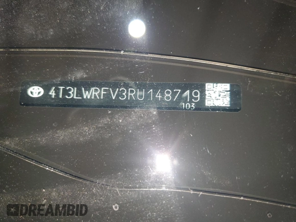 2024 Toyota RAV4 Hybrid LE with VIN 4T3LWRFV3RU148719, listed as a Copart auction lot 62809695 with 23,559 mi miles and Salvage title. Bid and sale history available at DreamBid. Image 13.