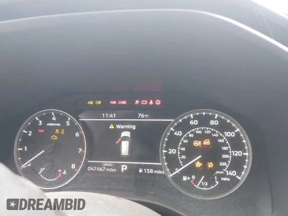 2022 Mitsubishi Outlander SE with VIN JA4J4UA8XNZ013789, listed as a IAAI auction lot 42572318 with 47,467 mi miles and . Bid and sale history available at DreamBid. Image 7.
