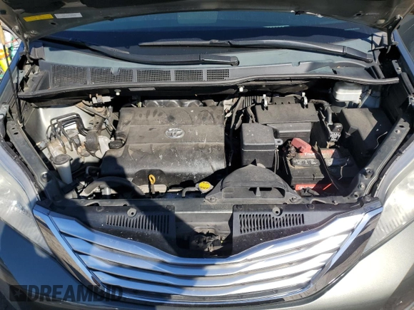 2011 Toyota Sienna XLE with VIN 5TDDK3DC6BS009464, listed as a Copart auction lot 49495975 with 112,873 mi miles and Salvage Title. Bid and sale history available at carsss.com. Image 12.