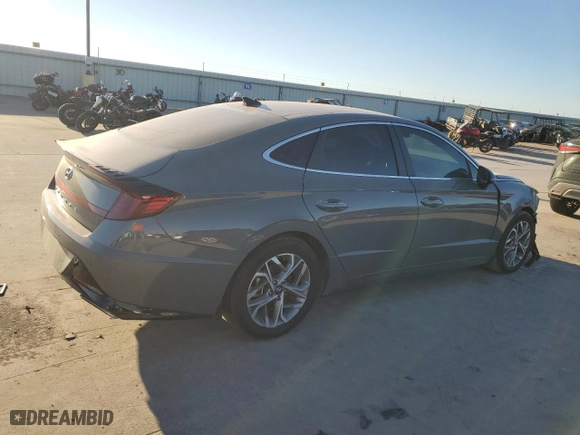 2022 Hyundai Sonata SEL with VIN KMHL14JA0NA232717, listed as a Copart auction lot 83670424 with 41,033 mi miles and Salvage Title. Bid and sale history available at carsss.com. Image 3.