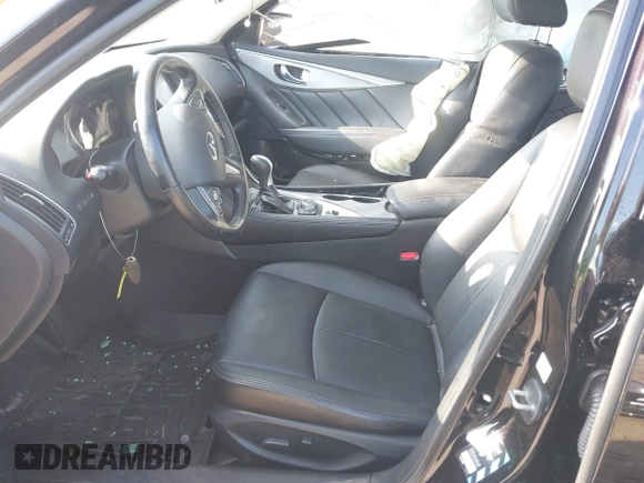 2014 Infiniti Q50 Sport with VIN JN1BV7AR2EM705059, listed as a IAAI auction lot 42019066 with 61,012 mi miles and . Bid and sale history available at carsss.com. Image 5.