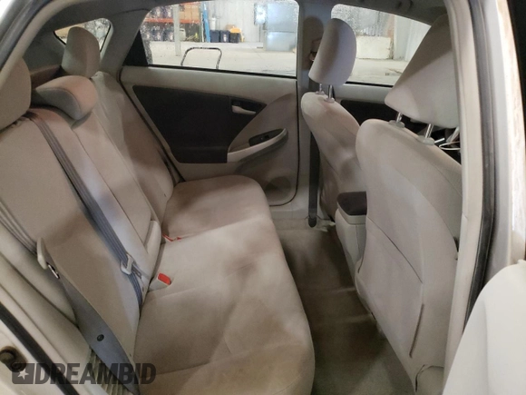 2011 Toyota Prius I with VIN JTDKN3DU9B1474504, listed as a Copart auction lot 53330175 with 81,294 mi miles and Salvage Title. Bid and sale history available at DreamBid. Image 10.