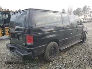 2008 Ford Econoline Passenger XL with VIN 1FBNE31L58DB44511, listed as a Copart auction lot 83866334 with 183,890 mi miles and Salvage Title. Bid and sale history available at carsss.com. Image 3.