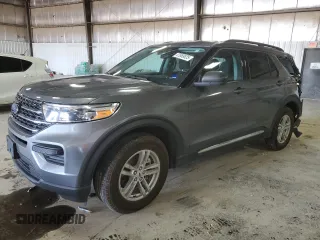 2021 Ford Explorer XLT z VIN 1FMSK8DH2MGC08293, wystawiony jako Copart lot #53869825 z przebiegiem 93 607 mil mil oraz Szkoda całkowita • Salvage title. Historia ofert i sprzedaży dostępna na DreamBid. Obrazek 1.