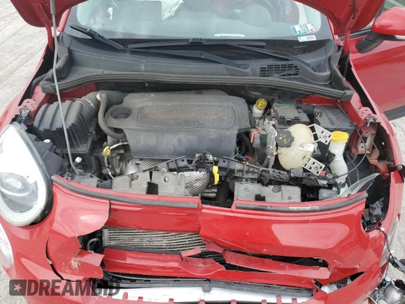 2016 FIAT 500X Easy z VIN ZFBCFYBT3GP351572, wystawiony jako Copart lot #56774675 z przebiegiem 111 344 mil mil oraz Szkoda całkowita • Salvage title. Historia ofert i sprzedaży dostępna na DreamBid. Obrazek 11.