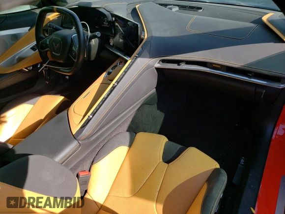 2020 Chevrolet Corvette 2LT with VIN 1G1Y72D43L5109530, listed as a Copart auction lot 72776364 with 13,618 mi miles and Salvage Title. Bid and sale history available at carsss.com. Image 8.