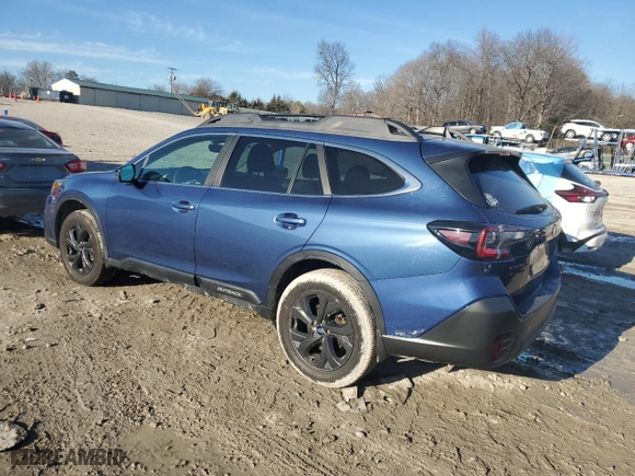 2021 Subaru Outback Onyx Edition XT with VIN 4S4BTGLD9M3165083, listed as a Copart auction lot 45371355 with 58,610 mi miles and Salvage Title. Bid and sale history available at carsss.com. Image 2.