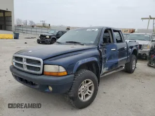2004 Dodge Dakota Sport with VIN 1D7HG38N04S680272, listed as a Copart auction lot 44467735 with 0 mi miles and Salvage Title. Bid and sale history available at carsss.com. Image 1.