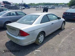 2002 Honda Civic with VIN 1HGEM212X2L107212, listed as a IAAI auction lot 42490326 with 178,252 mi miles and . Bid and sale history available at DreamBid. Image 4.