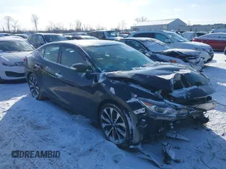2017 Nissan Maxima SV with VIN 1N4AA6AP1HC434427, listed as a IAAI auction lot 41607323 with 102,352 mi miles and . Bid and sale history available at DreamBid. Image 1.