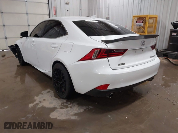 2016 Lexus IS 350 with VIN JTHBE1D21G5025397, listed as a IAAI auction lot 41607880 with 123,087 mi miles and . Bid and sale history available at DreamBid. Image 3.