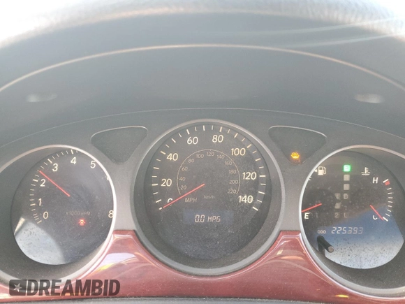 2004 Lexus ES 350 with VIN JTHBA30G445005018, listed as a Copart auction lot 51532975 with 225,393 mi miles and Salvage Title. Bid and sale history available at DreamBid. Image 9.