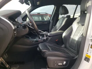 2020 BMW X3 M with VIN 5YMTS0C00L9B85177, listed as a Copart auction lot 88359765 with 79,993 mi miles and Salvage Title. Bid and sale history available at carsss.com. Image 7.