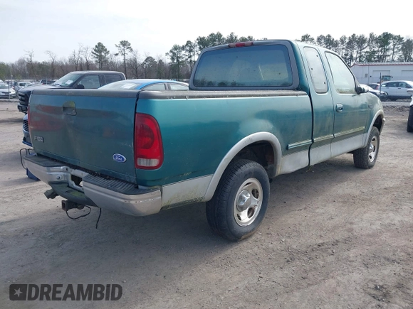 1997 Ford F-150 XL with VIN 1FTDX18W3VNC52363, listed as a IAAI auction lot 41610485 with 98,379 mi miles. Bid and sale history available at carsss.com. Image 4.