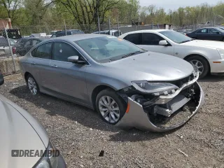 2015 Chrysler 200 C with VIN 1C3CCCCB4FN546481, listed as a Copart auction lot 53638025 with 86,406 mi miles and Salvage Title. Bid and sale history available at carsss.com. Image 4.