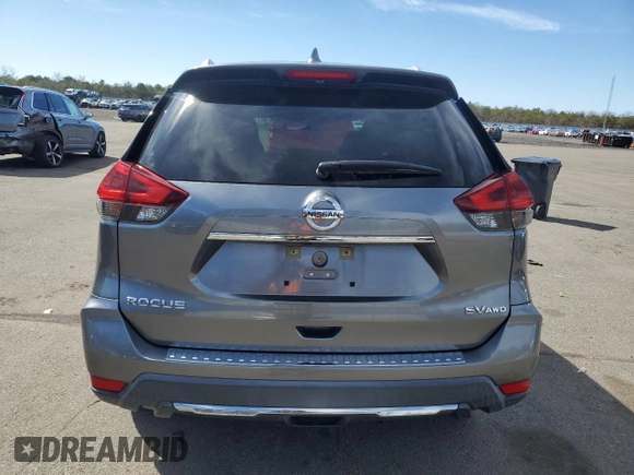 2018 Nissan Rogue SV with VIN KNMAT2MVXJP617573, listed as a Copart auction lot 49113385 with 41,255 mi miles and Salvage Title. Bid and sale history available at carsss.com. Image 6.
