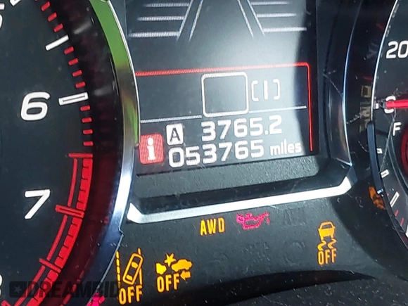 2019 Subaru WRX Limited with VIN JF1VA1N65K8816654, listed as a IAAI auction lot 41306510 with 53,765 mi miles. Bid and sale history available at carsss.com. Image 14.