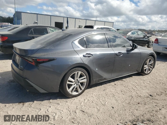 2024 Lexus IS 300 z VIN JTHCA1D21R5130072, wystawiony jako Copart lot #44735485 z przebiegiem 10 362 mil mil oraz Szkoda całkowita • Salvage title. Historia ofert i sprzedaży dostępna na DreamBid. Obrazek 3.