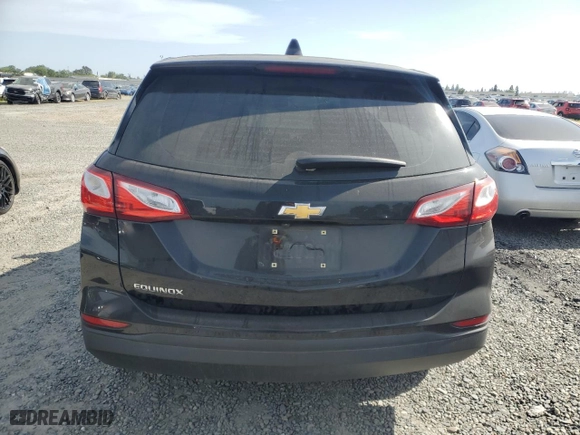 2020 Chevrolet Equinox LS with VIN 2GNAXHEVXL6117462, listed as a Copart auction lot 52993595 with 107,904 mi miles and Salvage Title. Bid and sale history available at carsss.com. Image 6.