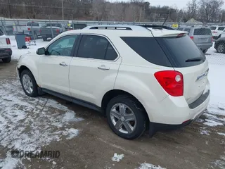 2015 Chevrolet Equinox LTZ with VIN 1GNALDEK7FZ132441, listed as a IAAI auction lot 41611145 with 107,141 mi miles. Bid and sale history available at carsss.com. Image 3.