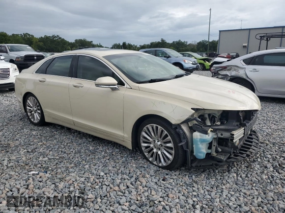 2014 Lincoln MKZ with VIN 3LN6L2J9XER830255, listed as a Copart auction lot 62905455 with 113,286 mi miles and Salvage title. Bid and sale history available at DreamBid. Image 4.