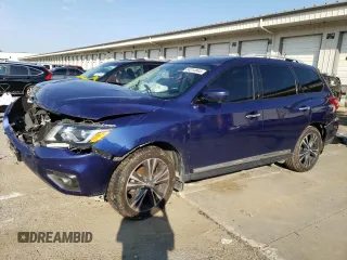 2018 Nissan Pathfinder Platinum with VIN 5N1DR2MM5JC612674, listed as a Copart auction lot 64014844 with 97,586 mi miles and Salvage title. Bid and sale history available at DreamBid. Image 1.