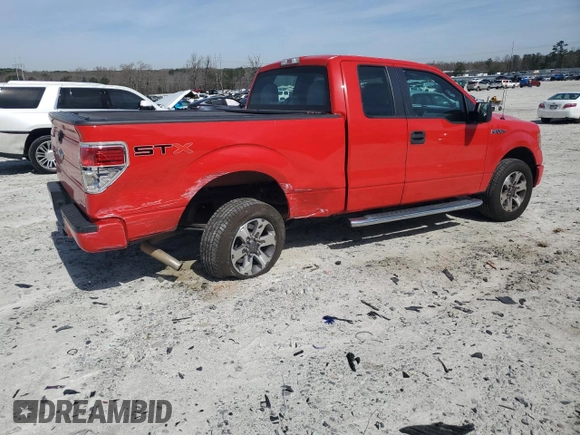 2013 Ford F-150 XL with VIN 1FTFX1CF4DKF89981, listed as a Copart auction lot 49700395 with 127,034 mi miles and Salvage Title. Bid and sale history available at carsss.com. Image 3.